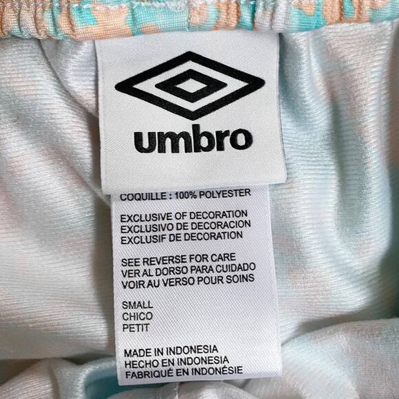 Umbro Women's Sublimated Track Pants -‎ Prism Blur/White Size Small - Picture 5 of 10